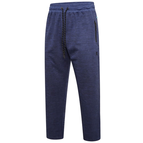 KAM Active Performance Marl Jog Pants Indigo